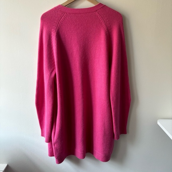 LAPOINTE Cashmere cardigan In Italian Yarn Sz M - Picture 4 of 8